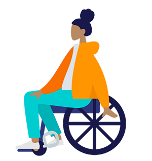 Women-15 Illustration of two women using flat colour.