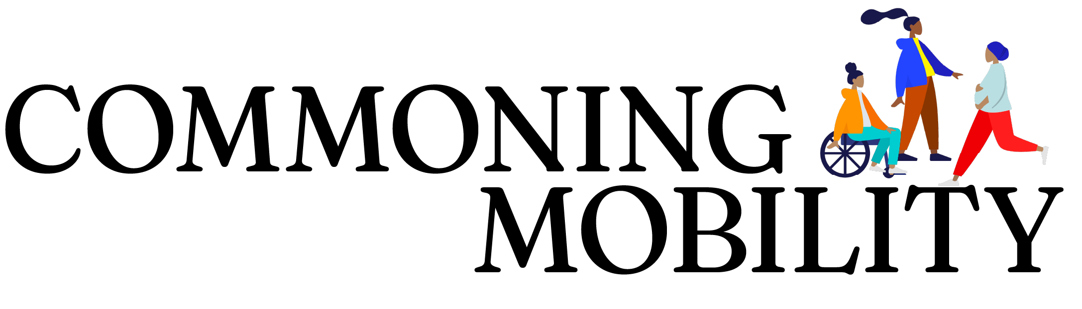 Commoning Mobility logo in black text